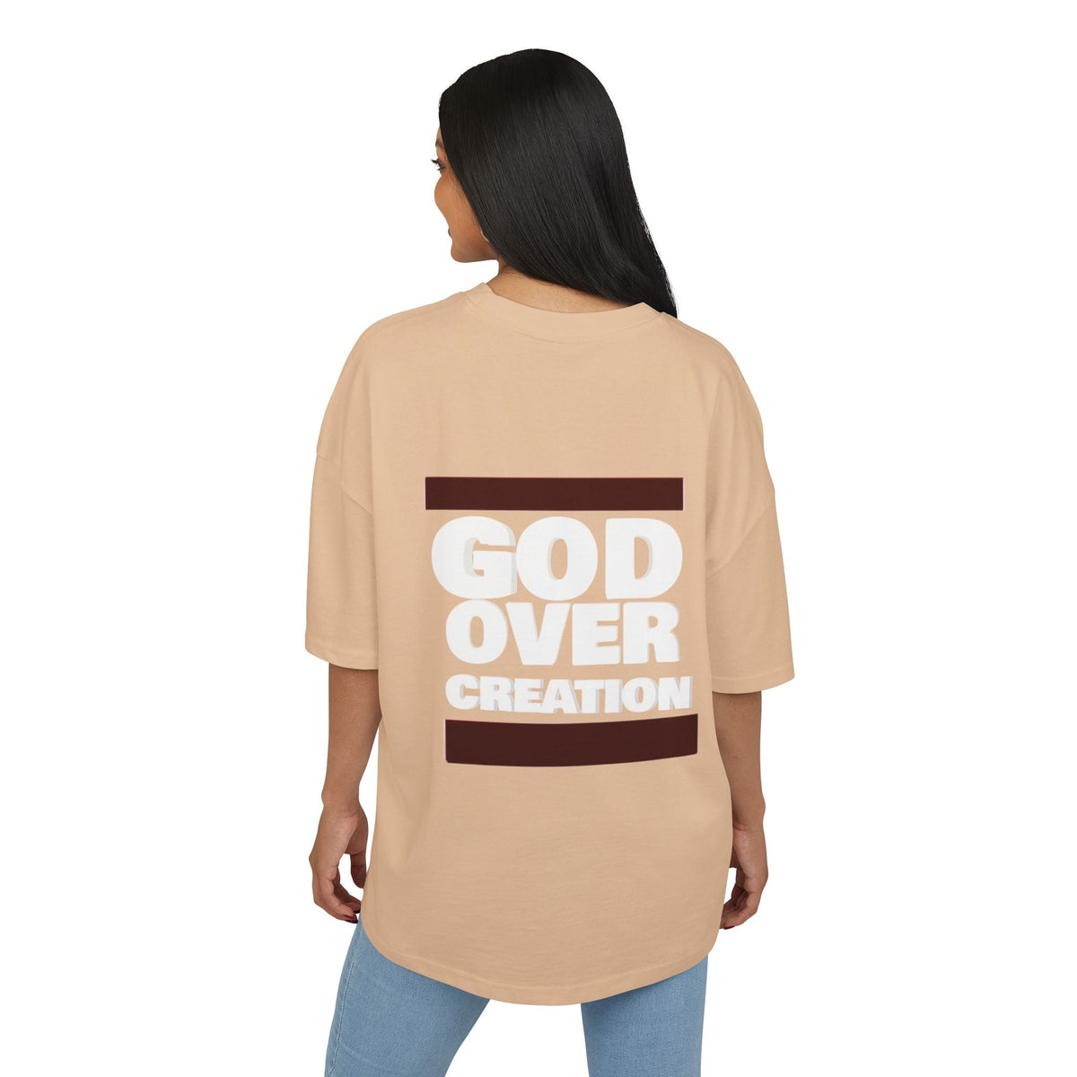 T-Shirt - Unisex Ultra Heavy Cotton Box Tee - God over Creation Printify