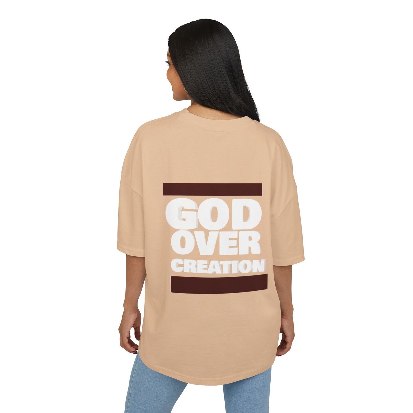 T-Shirt - Unisex Ultra Heavy Cotton Box Tee - God over Creation Printify