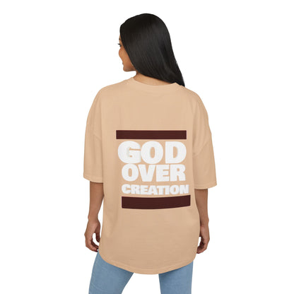 T-Shirt - Unisex Ultra Heavy Cotton Box Tee - God over Creation Printify