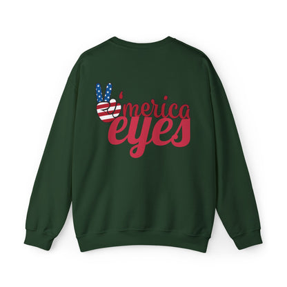 America Eyes Sweatshirt: Unisex, Heavy blend