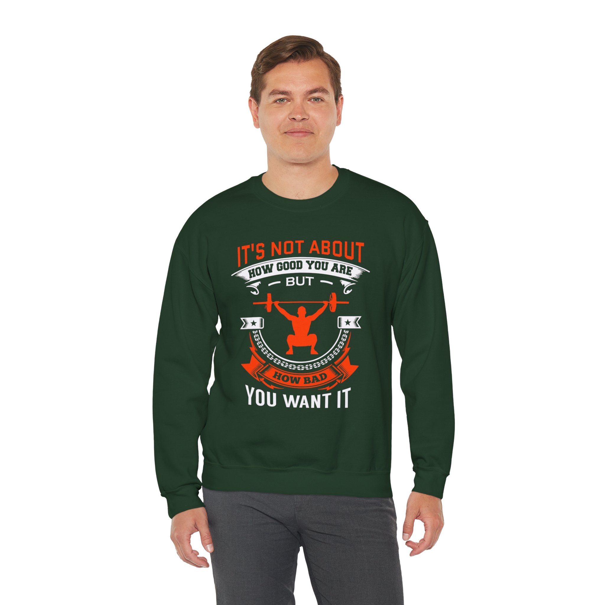 Il ne s’agit pas de savoir à quel point vous êtes bon Sweatshirt unisexe 