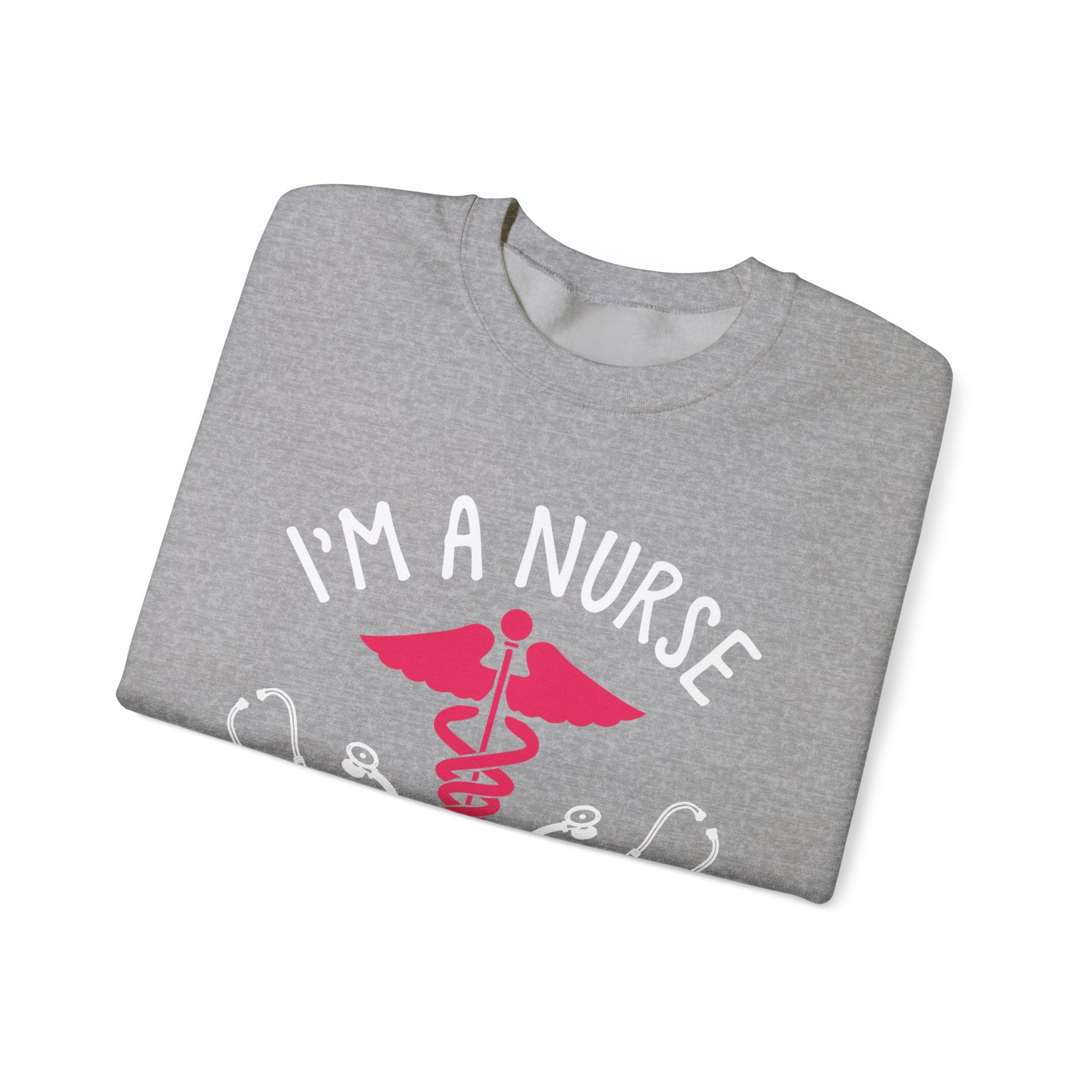 Je suis un sweat-shirt unisexe infirmière 