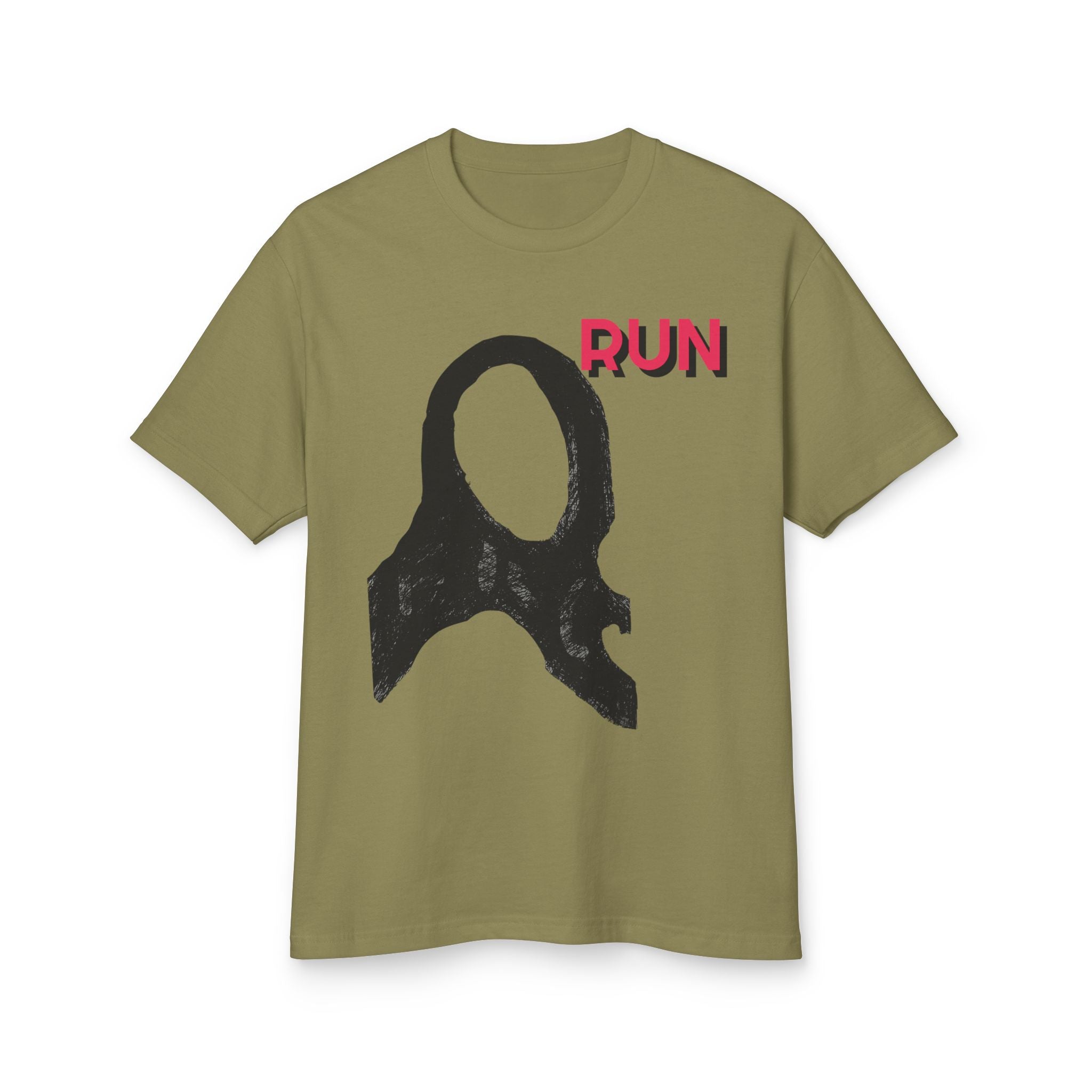 Casual Unisex Tee -  Run Graphic