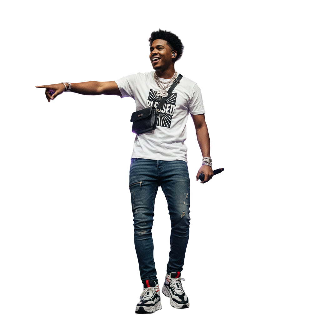 Blessed T-Shirt — 'blessed' Script Graphic Christian Tee