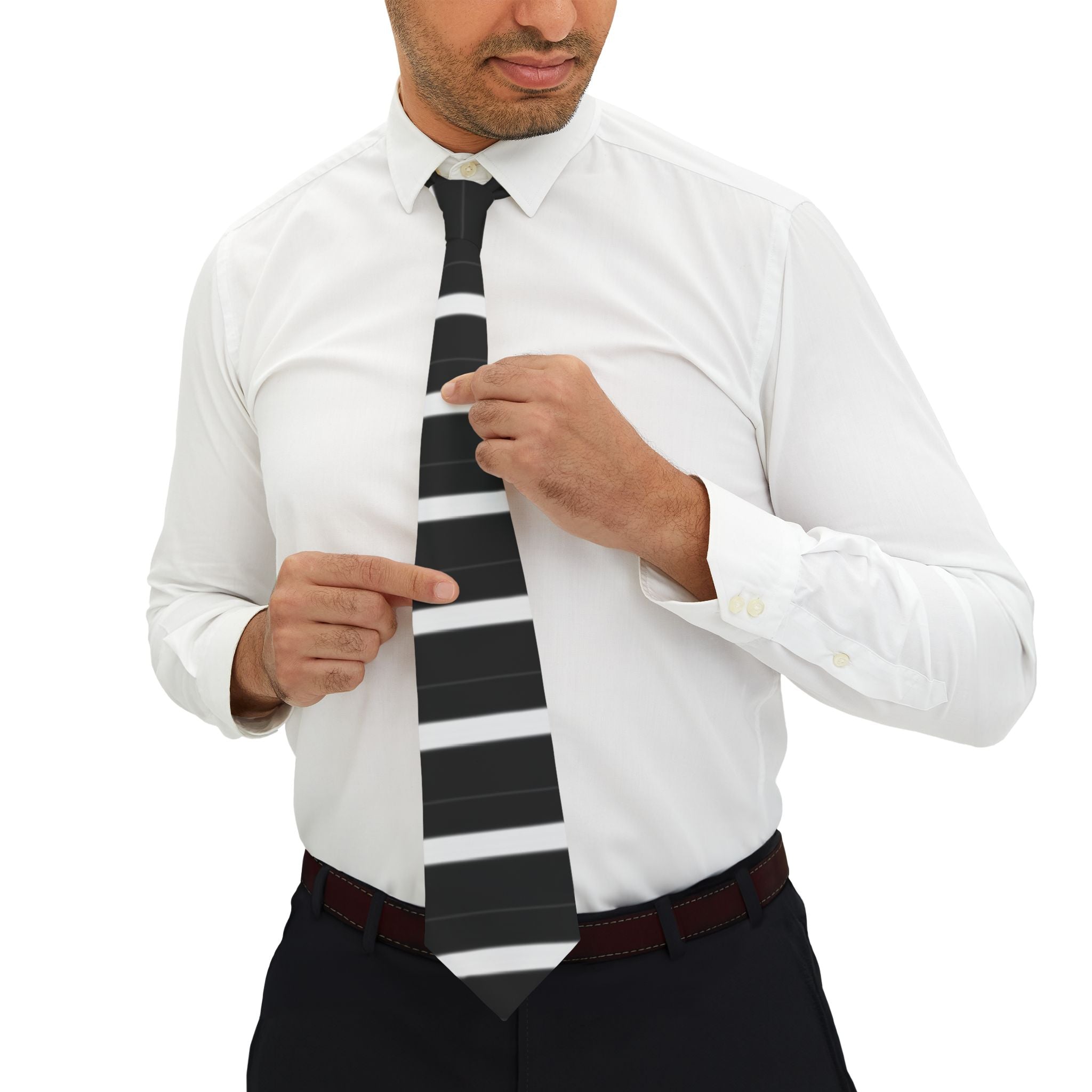 Chic Striped Necktie - Formal Wear, Business Attire, Wedding Accessory, Office Style, Gift for Him