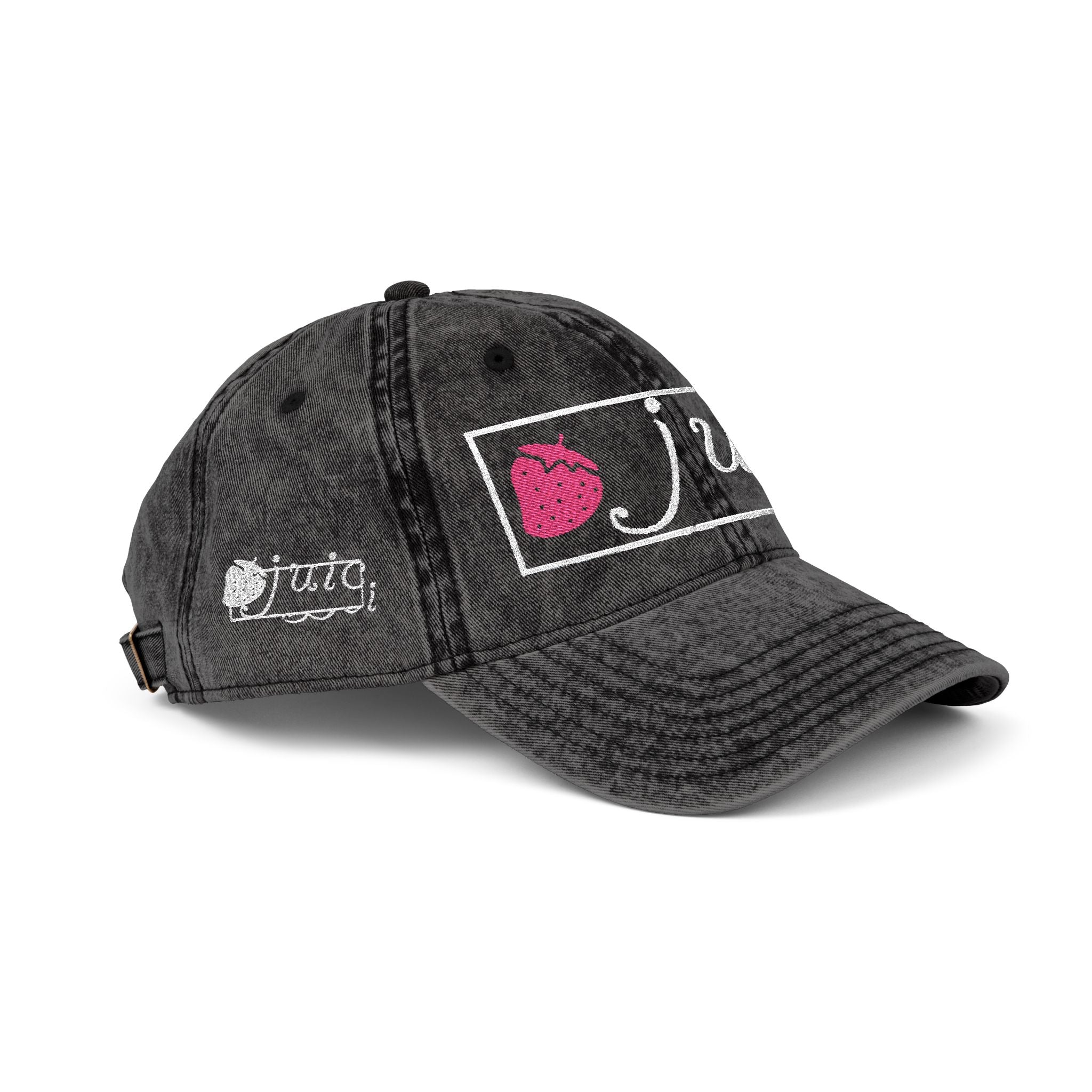 Embroidered Vintage Cap - Juic Cap Design