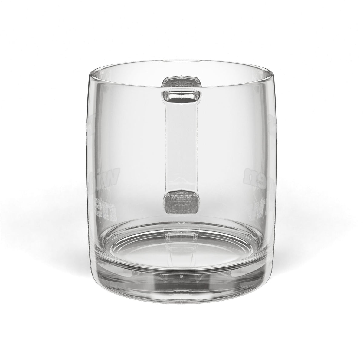 Engraved Coffee Mug - Personalized Glass Cup for Coffee Lovers, Perfect Gift for Birthdays, Anniversaries, or Just Because Printify