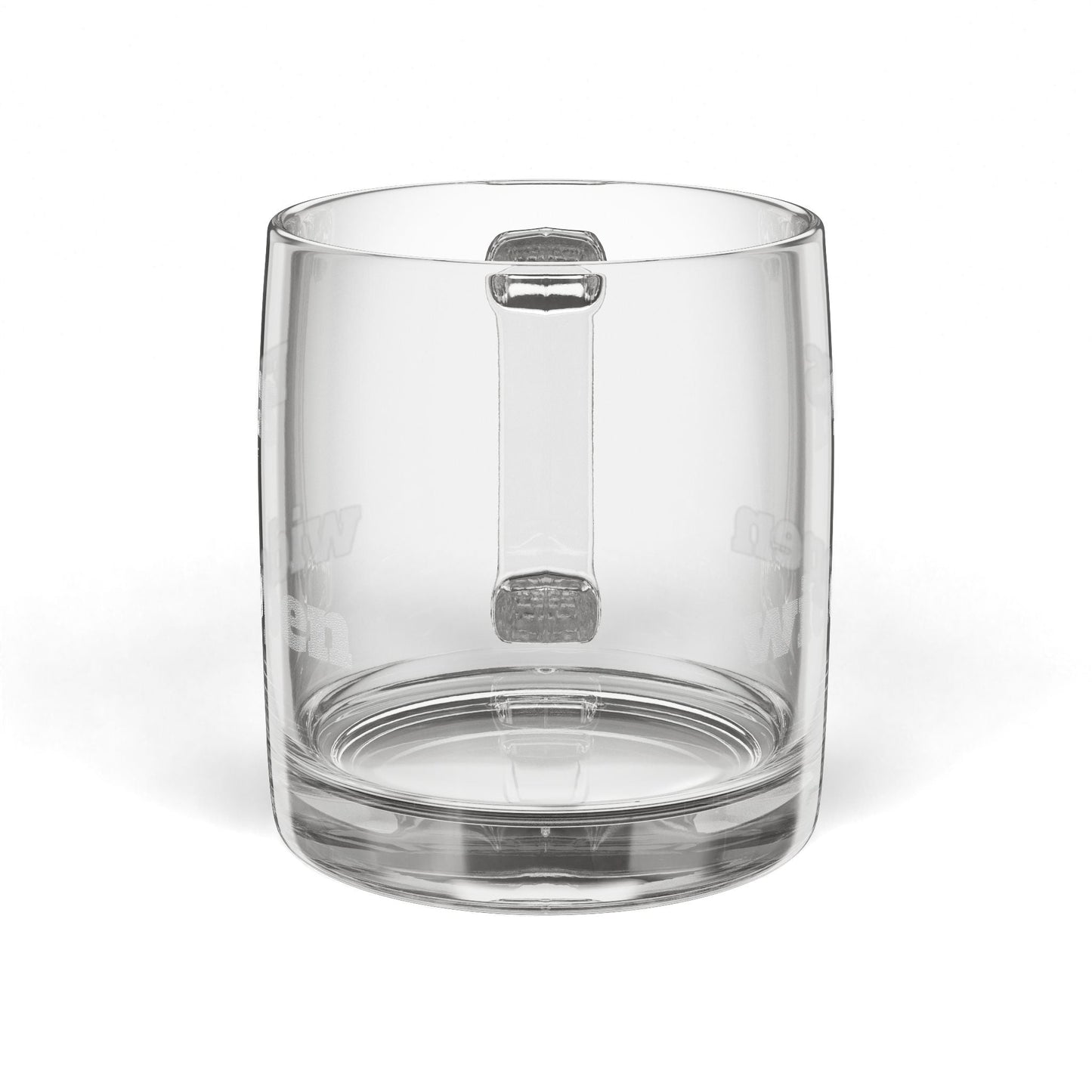 Engraved Coffee Mug - Personalized Glass Cup for Coffee Lovers, Perfect Gift for Birthdays, Anniversaries, or Just Because Printify