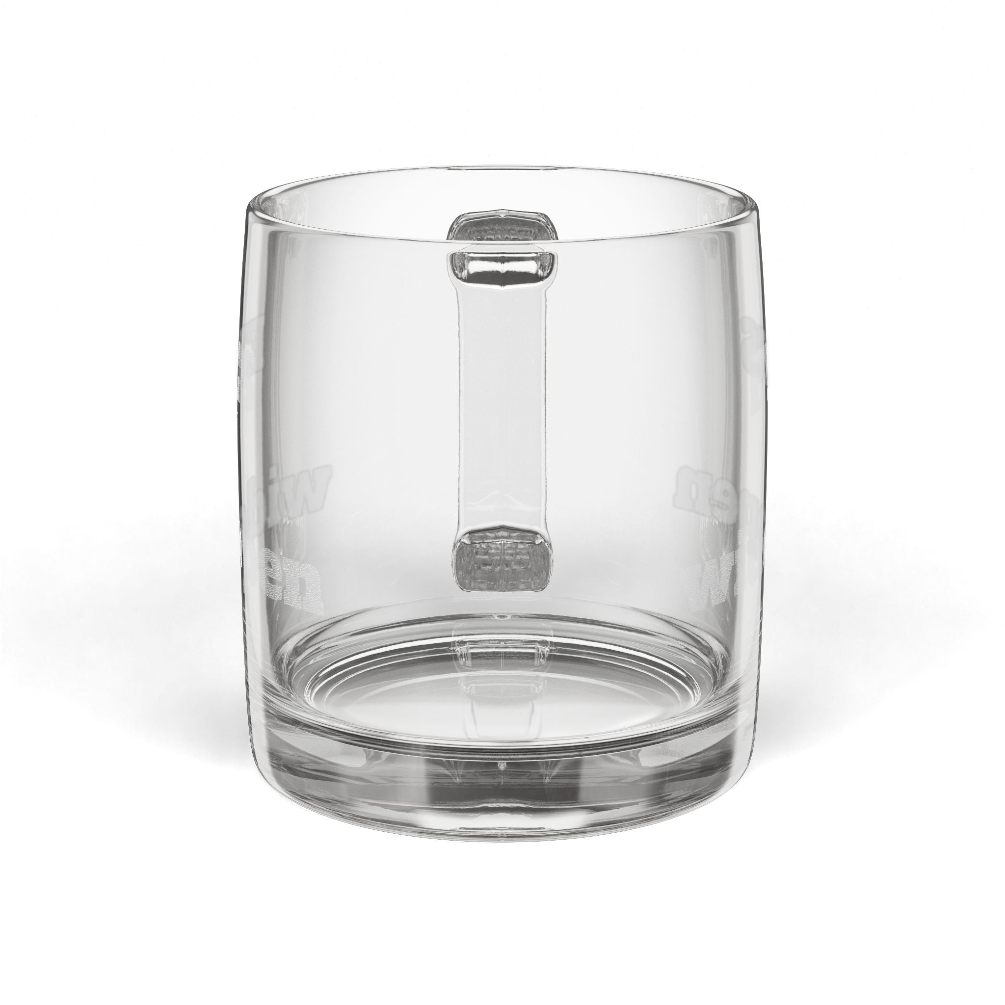 Engraved Coffee Mug - Personalized Glass Cup for Coffee Lovers, Perfect Gift for Birthdays, Anniversaries, or Just Because Printify