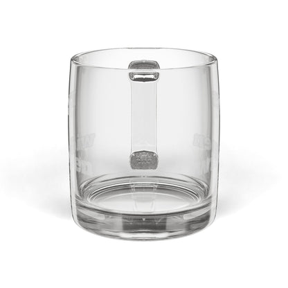 Engraved Coffee Mug - Personalized Glass Cup for Coffee Lovers, Perfect Gift for Birthdays, Anniversaries, or Just Because Printify