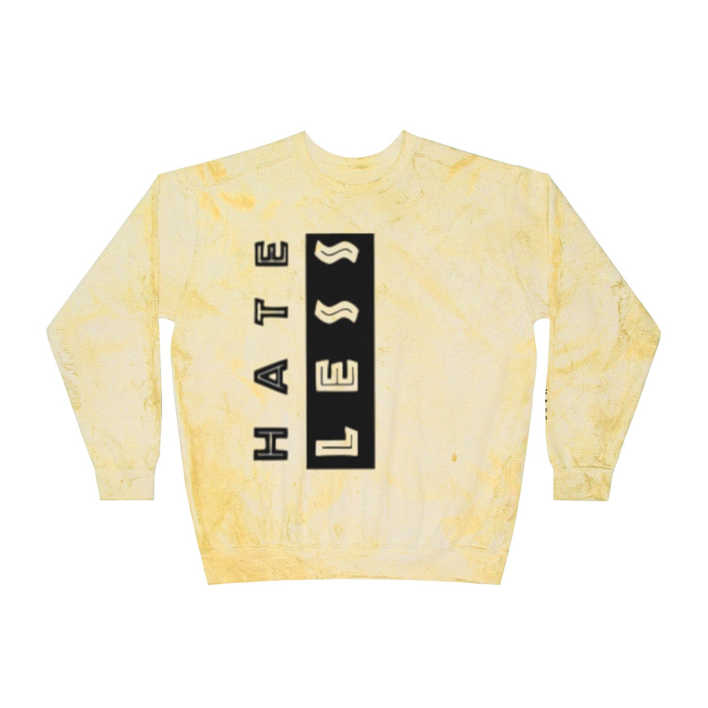 Color Blast Crewneck Sweatshirt - Hate Less Statement Apparel