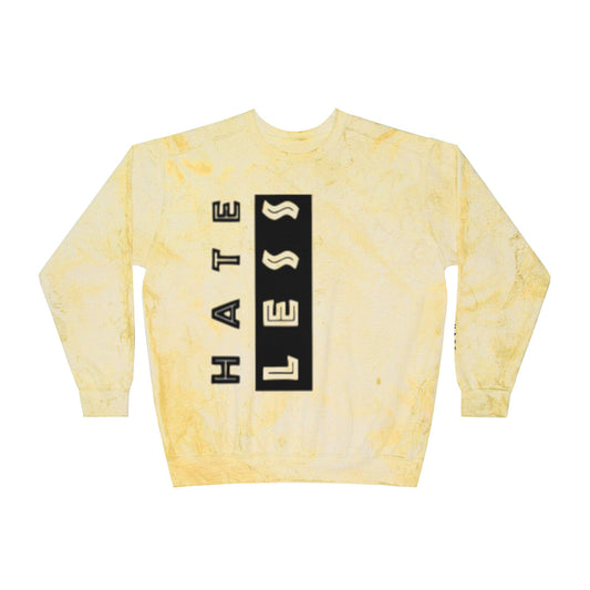Color Blast Crewneck Sweatshirt - Hate Less Statement Apparel