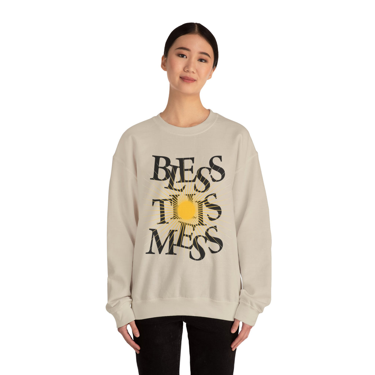 Bénissez ce sweat-shirt unisexe de désordre 