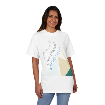 Surfing the Wave Graphic Tee, Casual T-Shirt, Beach Shirt, Summer Style, Unisex Apparel, Gift for Surfers Printify