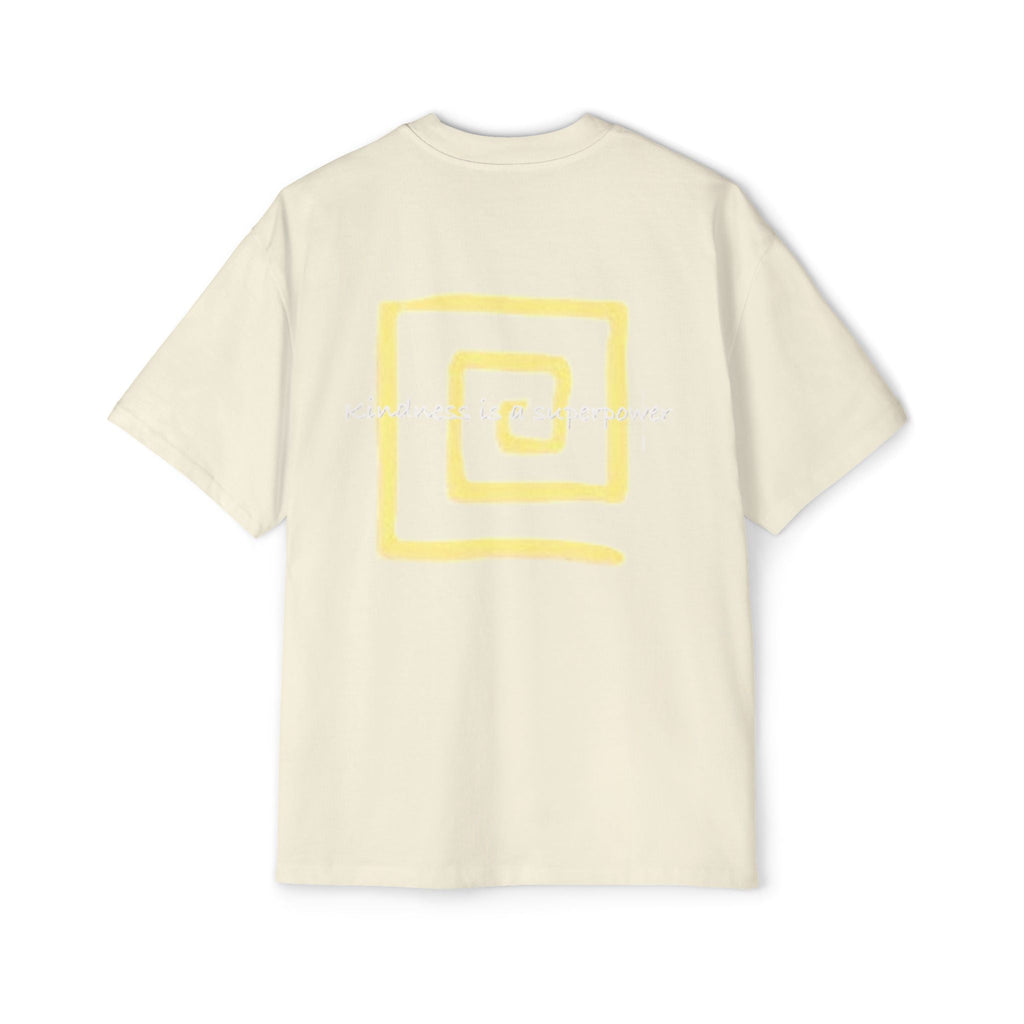 Oversized Tee - Kindness is a Super Power Graphic Design Shirt for Men Printify