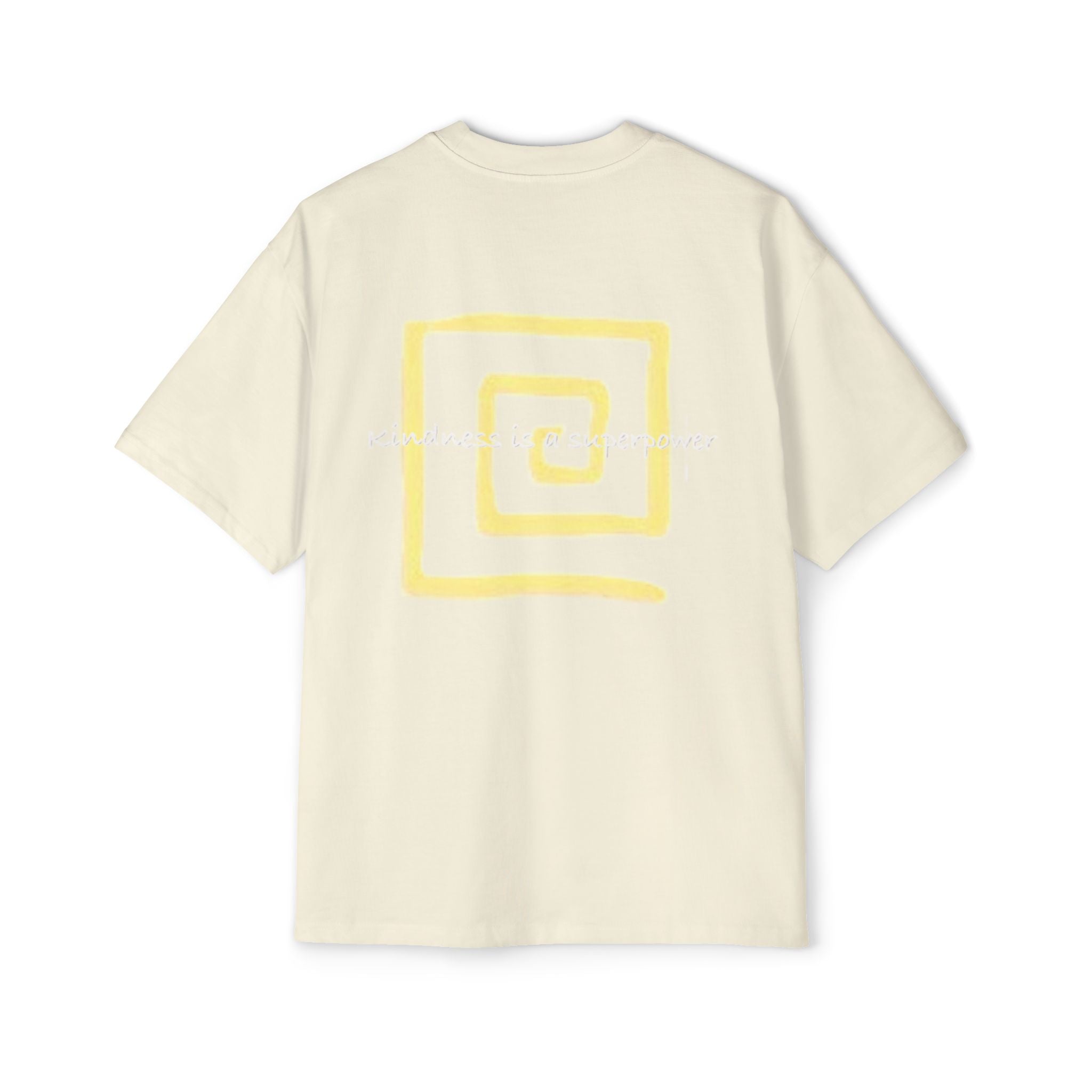 Oversized Tee - Kindness is a Super Power Graphic Design Shirt for Men Printify