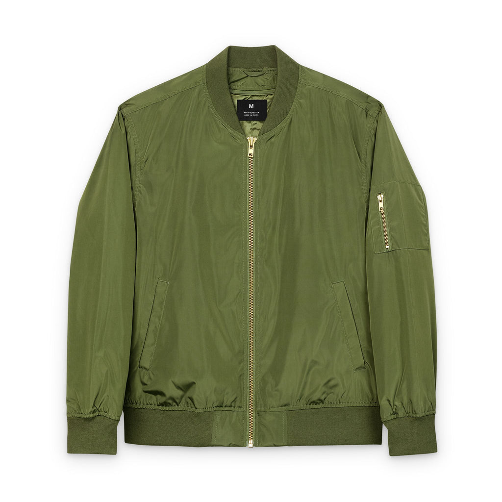 Eco-Friendly Embroidered Bomber Jacket - Stylish and Sustainable Outerwear