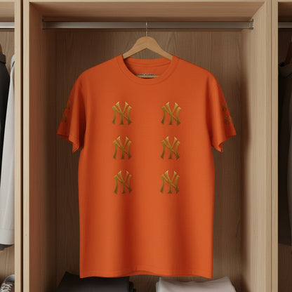 Gold Logo Unisex Heavy Cotton Tee Printify