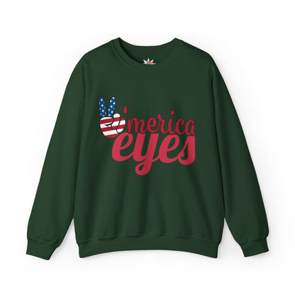 America Eyes Sweatshirt: Unisex, Heavy blend