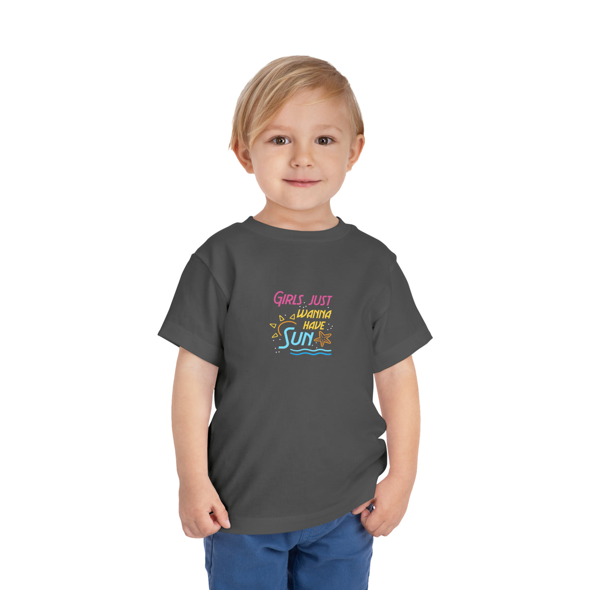 T-shirt pour tout-petits Les filles veulent juste avoir du soleil 