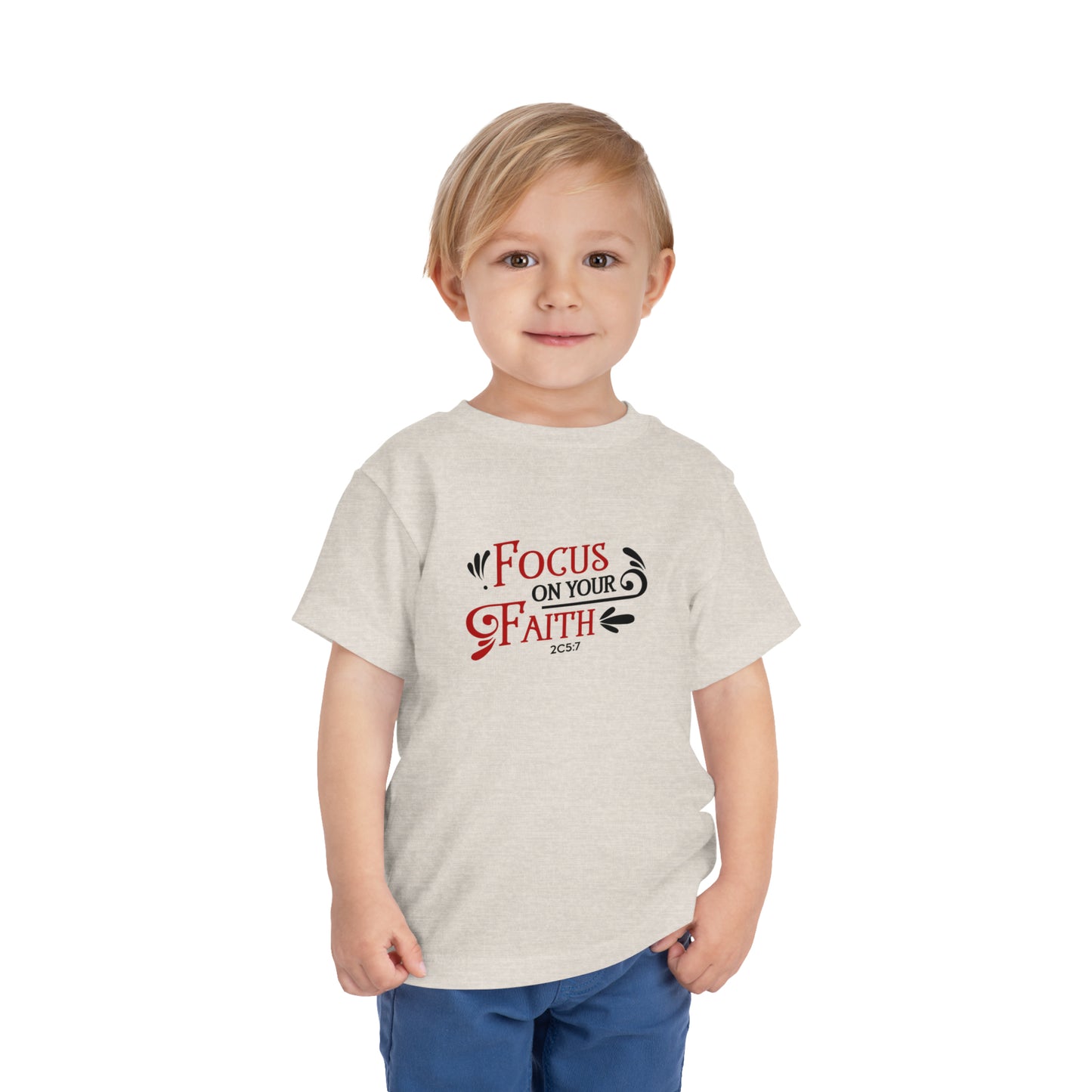 Focus On Your Faith Toddler Tee