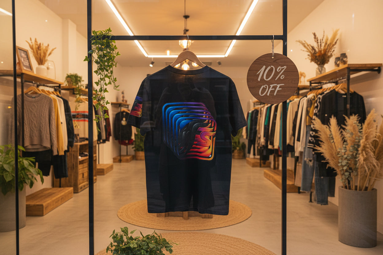 Abstract Sunset Layers T-Shirt