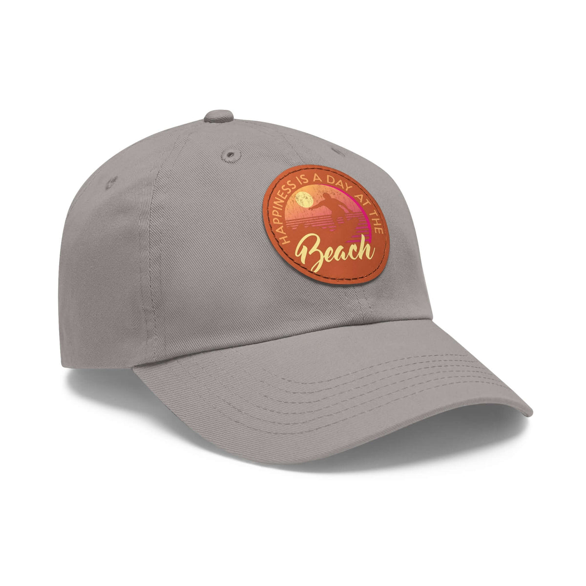 Dad Hat with Leather Patch (Round) - RC’nSONS