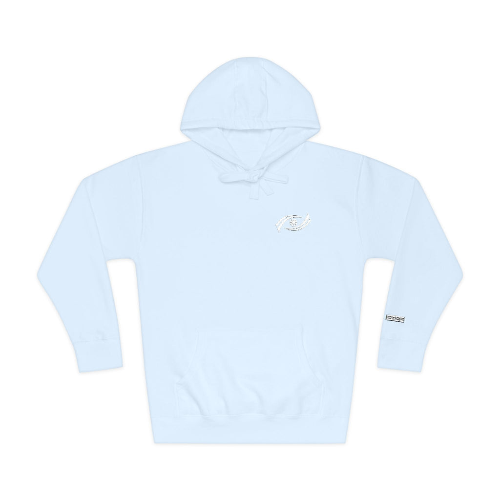 Cozy Unisex Fleece Hoodie with Artistic Design, Casual Wear, Gift for Him/Her, Fall Fashion, Everyday Comfort Printify