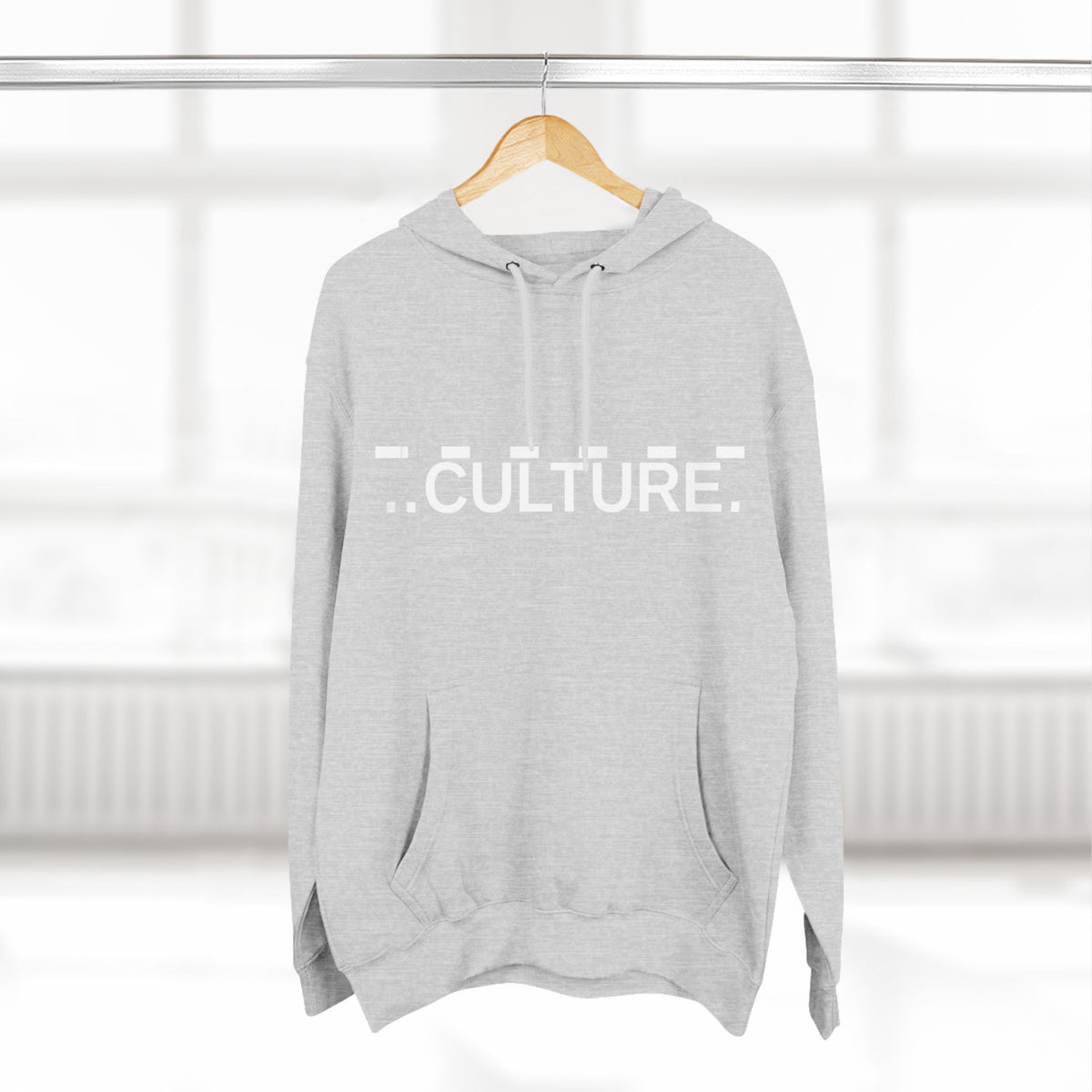 Culture Three-Panel Fleece Hoodie