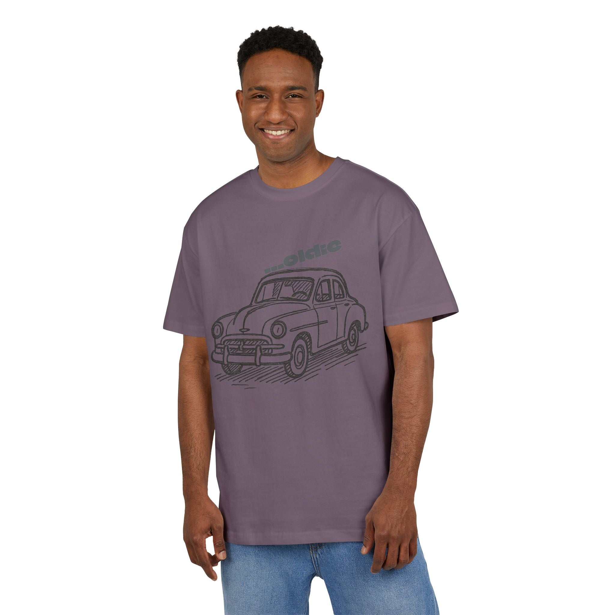 Car Oversize Tee - Unisex Heavy