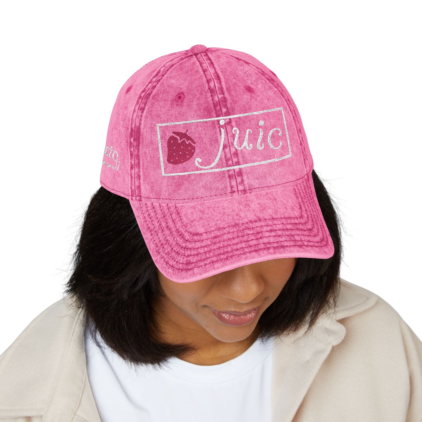 Embroidered Vintage Cap - Juic Cap Design