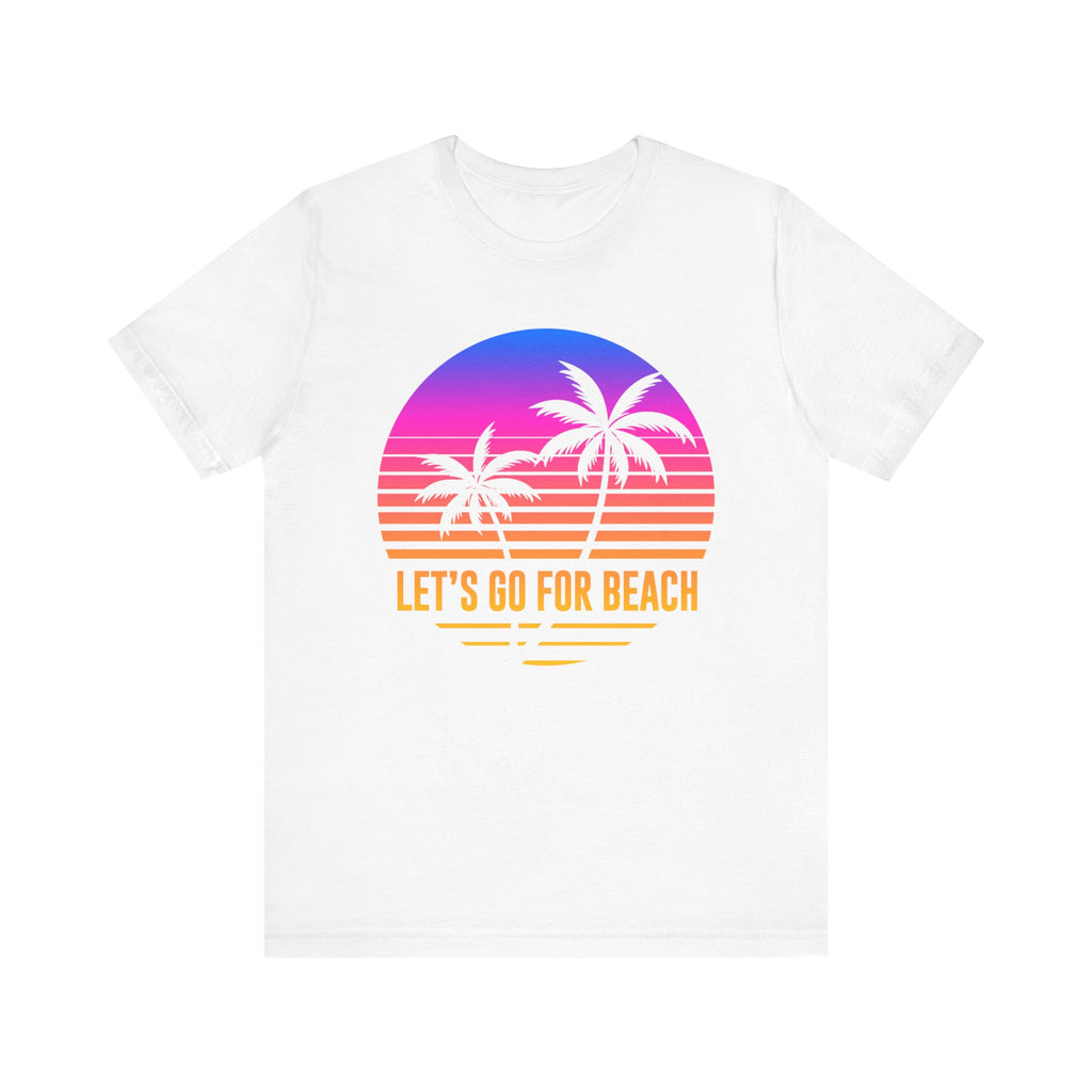 Allons-y pour la plage Tee-shirt unisexe 