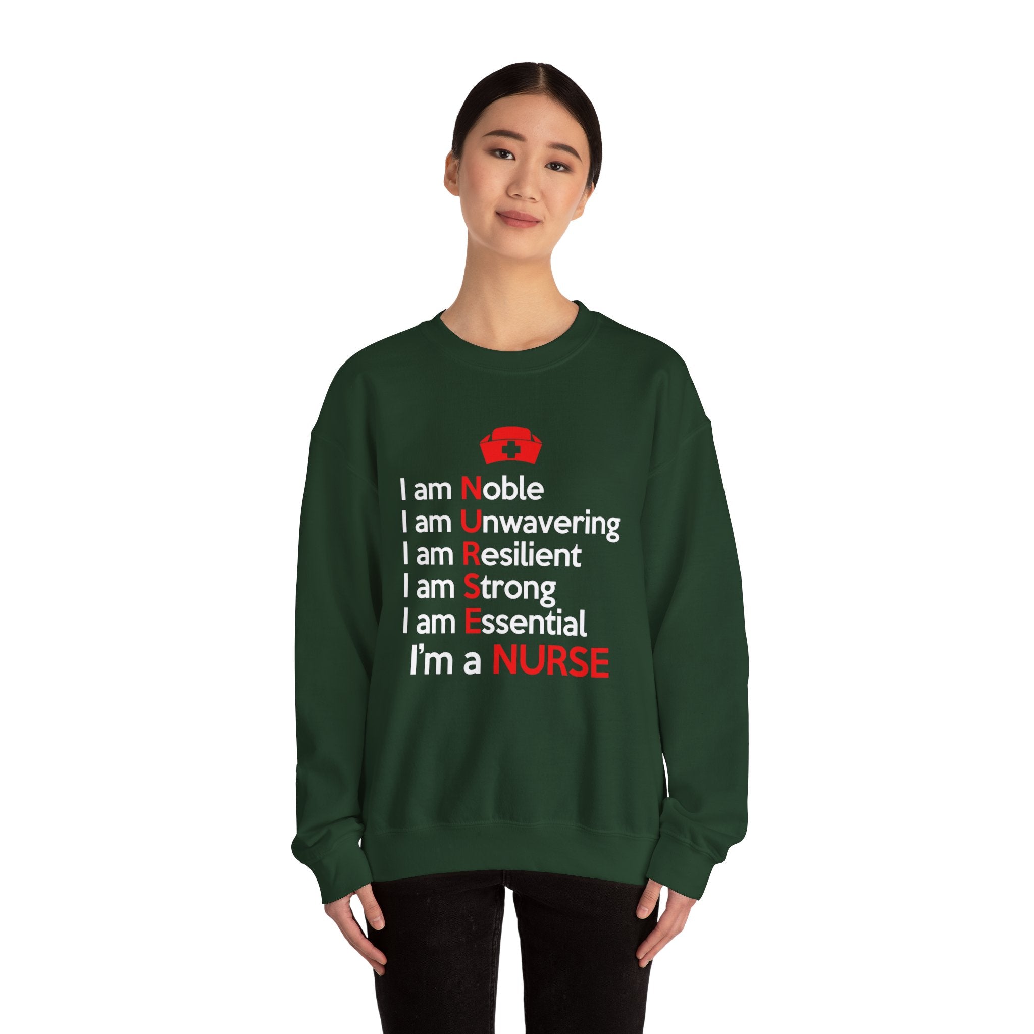 Je suis noble, je suis un sweat-shirt unisexe inébranlable 