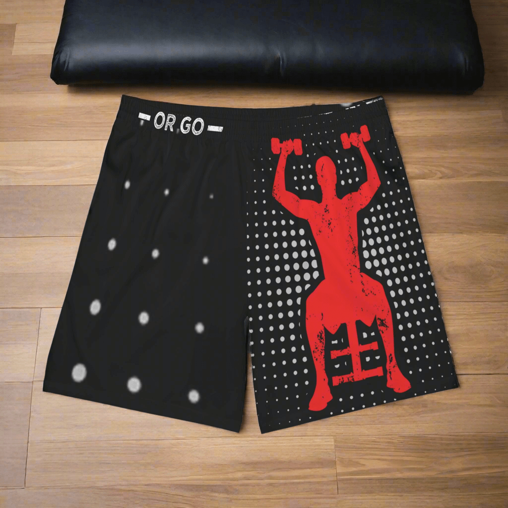 Beach Shorts Work Hard -Or Go- Men's Elastic