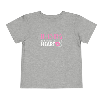 Nursing Is A Way Of Heart Toddler Tee