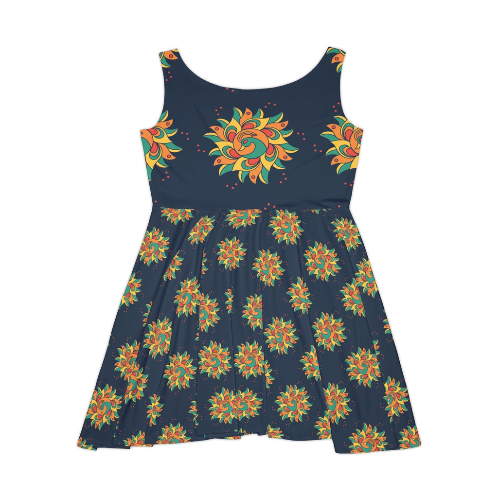 Floral Women's Skater Dress — All-Over Print Garden Bloom Printify