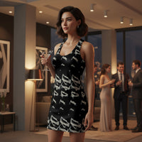 Chic Women's Racerback Dress, Summer Dress, Casual Dress, Stylish Party Dress, Unique AOP Dress, Gift for Her, Everyday Fashion Printify