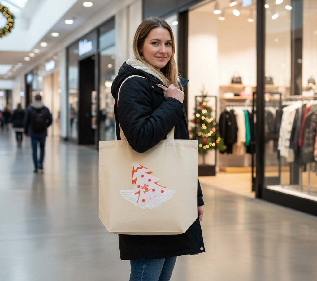 Eco-Friendly Christmas Tree  Shopping Bag Printify
