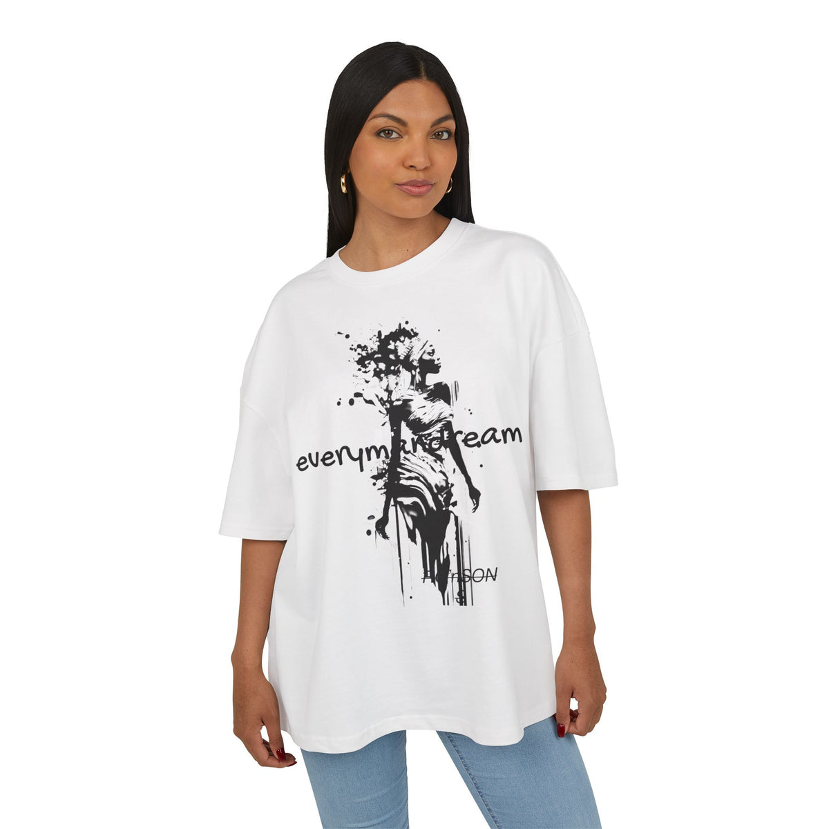 T-Shirt - 'YES AM I' Unisex Ultra Heavy Cotton Box Tee