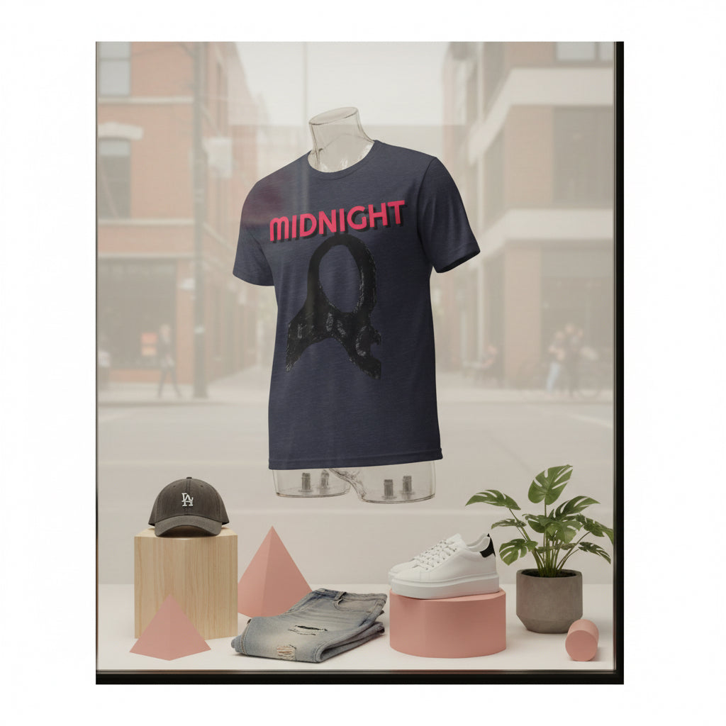 Midnight Unisex T-Shirt - RC'nSONS Organic Recycled Tee