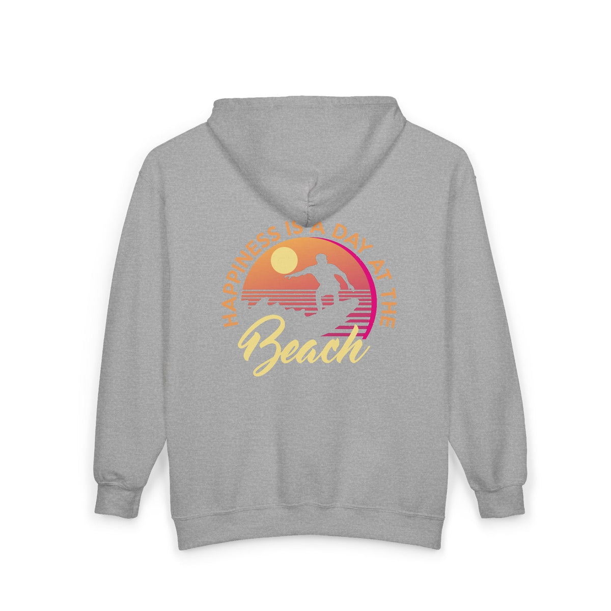 Beach Vibes Full Zip Hoodie, Unisex Printify