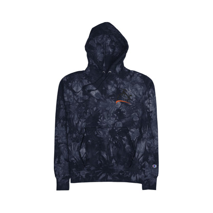 Tie-Dye Hoodie for Bikers - Unisex Champion (Embroidered)