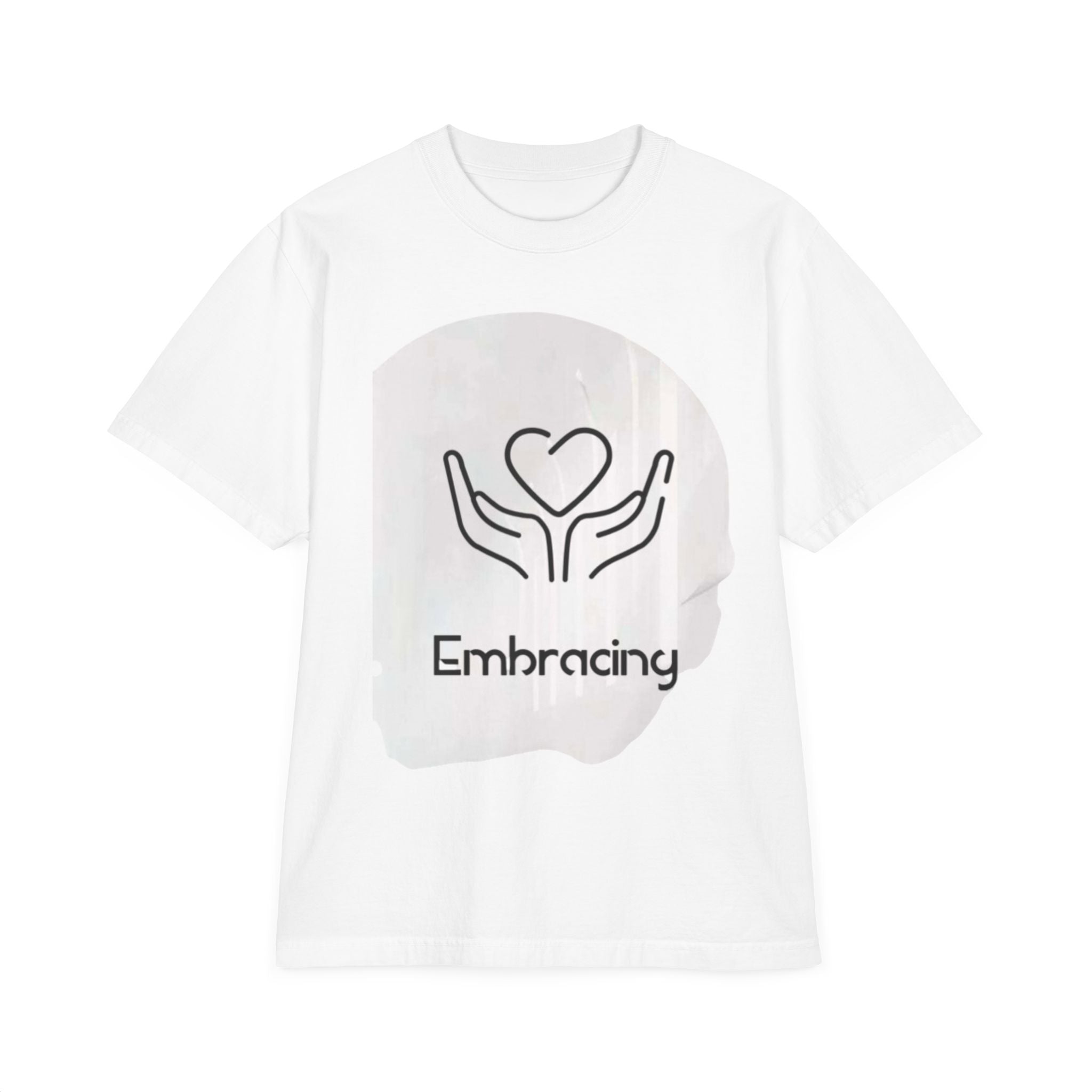 Drop-Shoulder T-Shirt Embracing Design