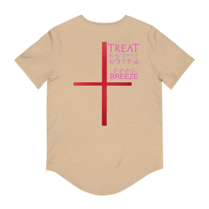 Men's Jersey Curved Hem Tee