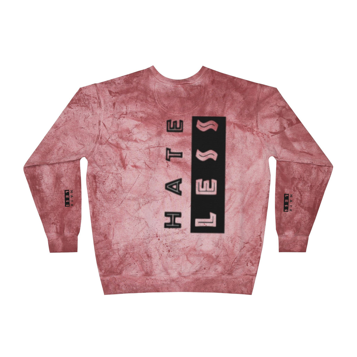 Color Blast Crewneck Sweatshirt - Hate Less Statement Apparel