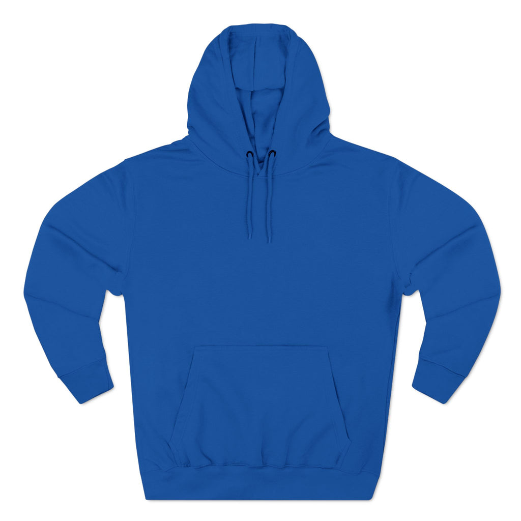Pale Three-Panel Fleece Hoodie