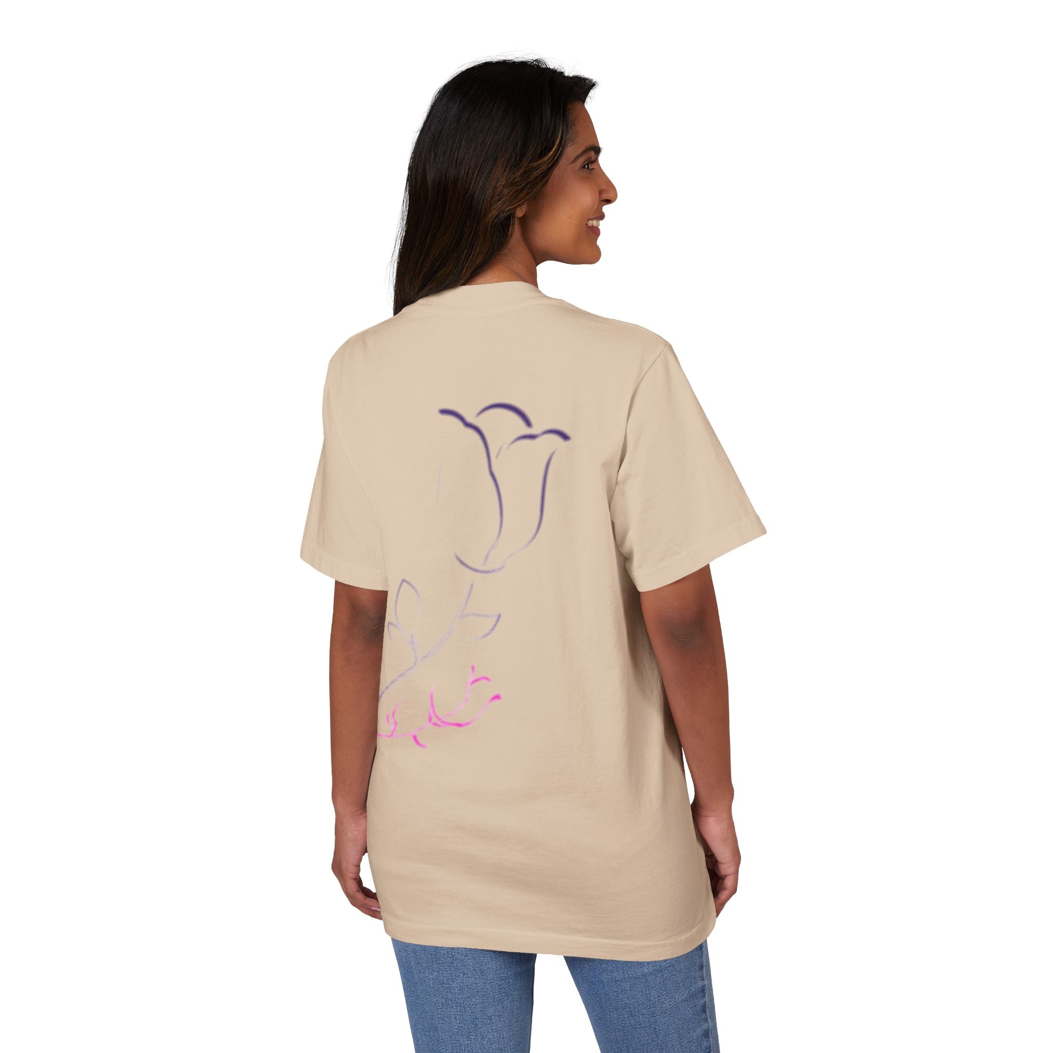 Floral Elegance Unisex T-Shirt - Perfect for Casual Days, Gift for Nature Lovers, Summer Outfit, Eco-Friendly Style