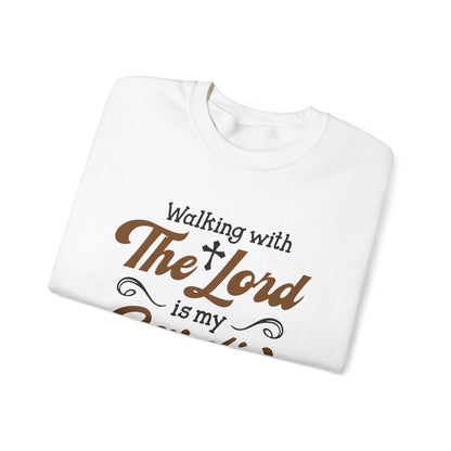 Walking With The Lord Is Cardial - Unisex Sweatshirt