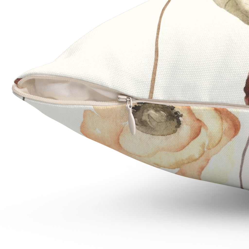 Spun Polyester Square Pillow