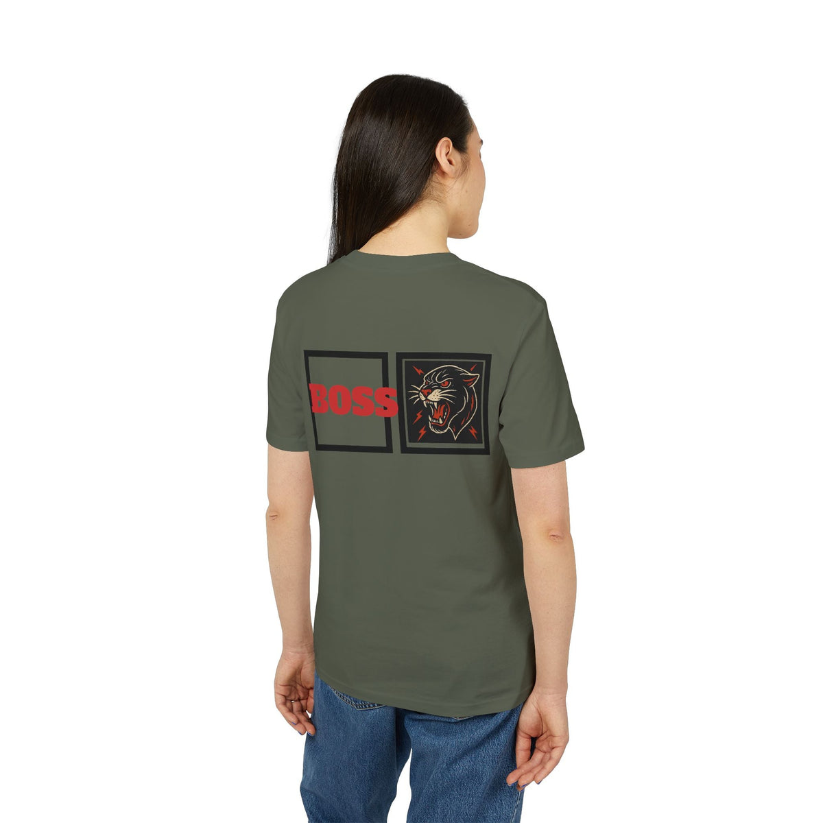 Boss Panther Unisex T-Shirt, Motivational Tee, Casual Outfit, Gift for Creators, Streetwear Style, Everyday Fashion Printify